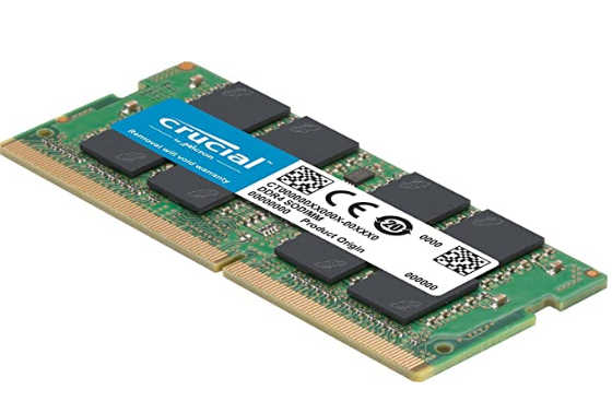 Crucial 8GB Single DDR4 2400 MT/S (PC4-19200) SR x8 SODIMM 260-Pin Memory - CT8G...
